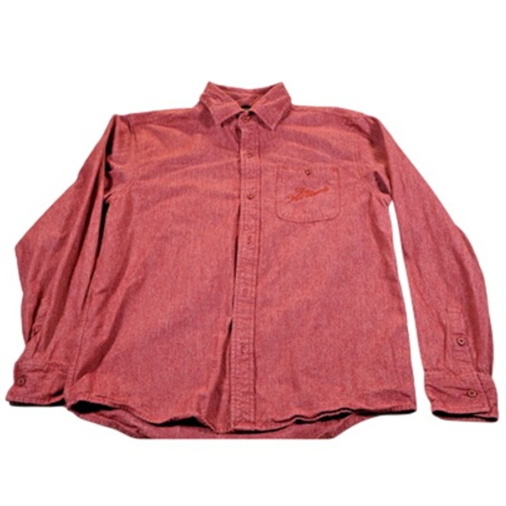 The Hundreds Shirt Mens Large Button Down Honest Fabrications Embroidered Casual